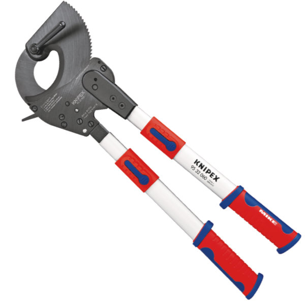 Kéo cắt cáp nhông Knipex 95 32 060 tay đòn ống lồng