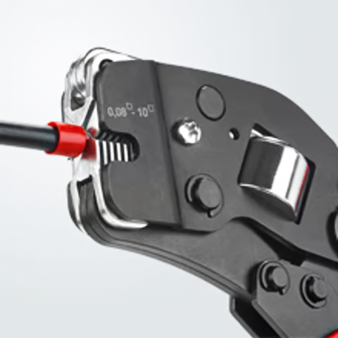 Kìm bấm cos vuông tự động Knipex 97 53 08, size 0.08-10mm² thumbnail 4