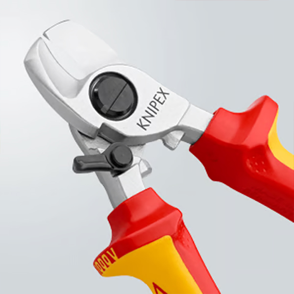 Kìm cắt cáp Knipex 95 26 165, cách điện VDE, có lò xo mở thumbnail 5