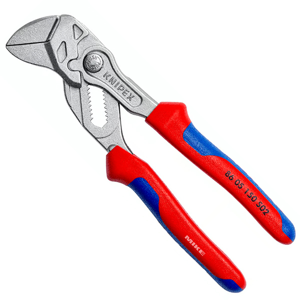 Kìm cờ lê Knipex 86 05 150 S02 – ngàm trượt hàm nhám, 6 inch