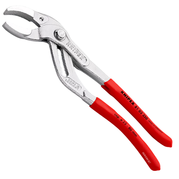 Kìm mỏ quạ Siphon Knipex 81 03 250, cho khớp nối, ống nhựa