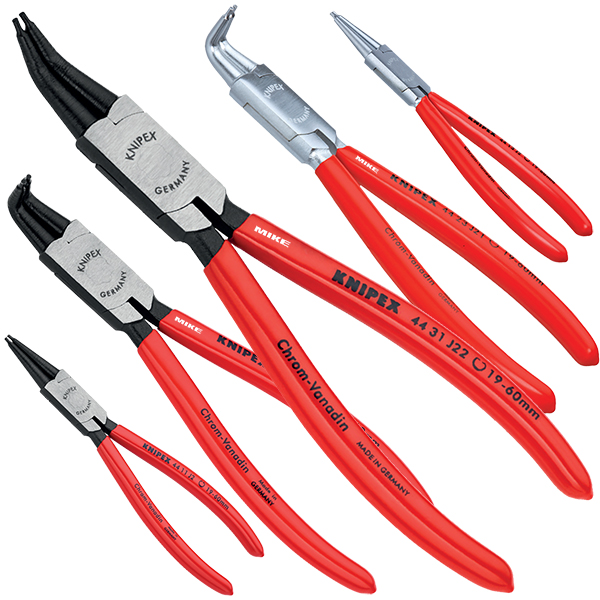 Kìm phe trong Knipex 44 dùng cho phe trong lỗ, sản xuất tại Đức
