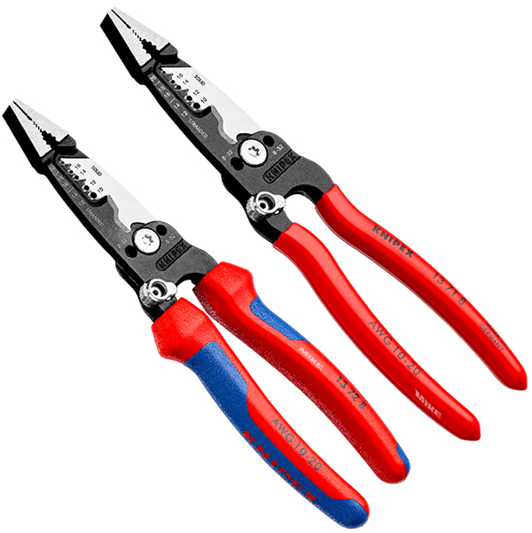 Kìm thợ điện Knipex 13 cắt tuốt dây đa năng, đầu bằng thumbnail 3