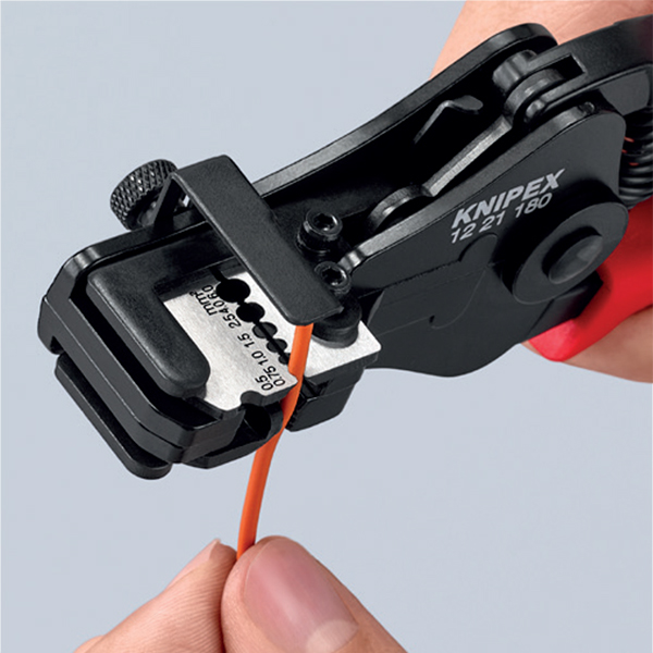 Kìm tuốt vỏ dây điện Knipex 12 11 180 – thay lưỡi dễ dàng thumbnail 3